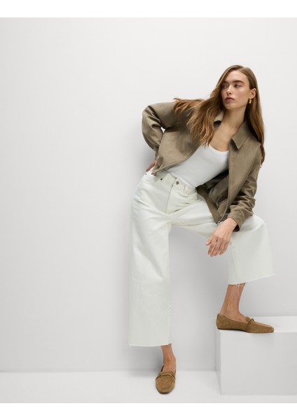 Wide Leg Crop Jean modelleri