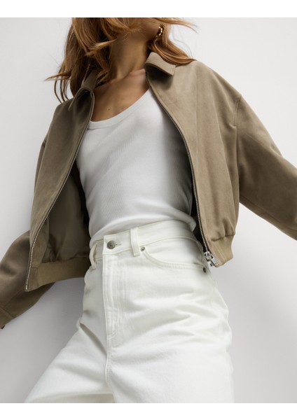 Wide Leg Crop Jean fırsatları