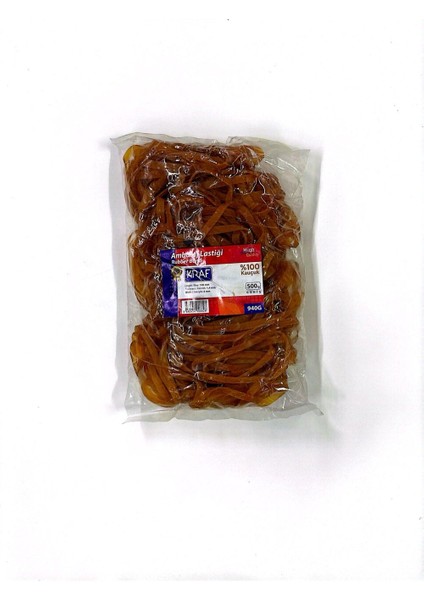 Büro Tükenmez Kalem Mavi (5 Adet)-Ambalaj Lastiği Geniş 500GR. %100 Kauçuk - Set 16 modelleri