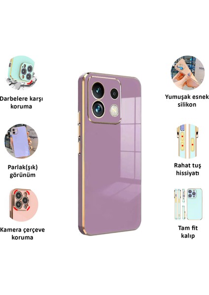 Xiaomi Redmi Note 13 Pro 5g Kılıf Kenar Detaylı Yumuşak Parlak Silikon fiyatları