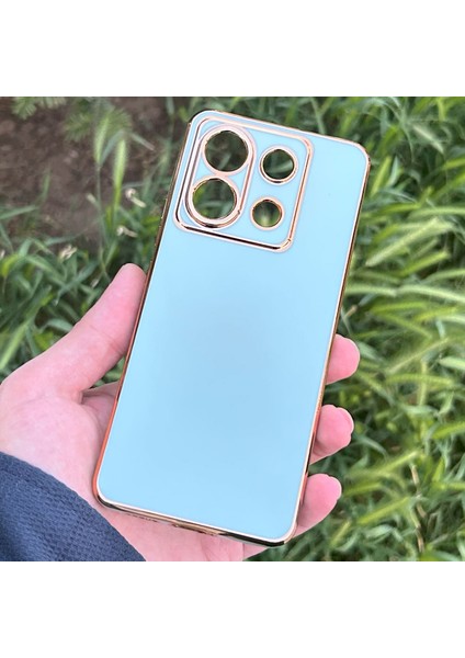 Xiaomi Redmi Note 13 Pro 5g Kılıf Kenar Detaylı Yumuşak Parlak Silikon