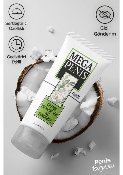 Bitkisel Krem Etkili 50 ml Penis Kremi 1 Adet
