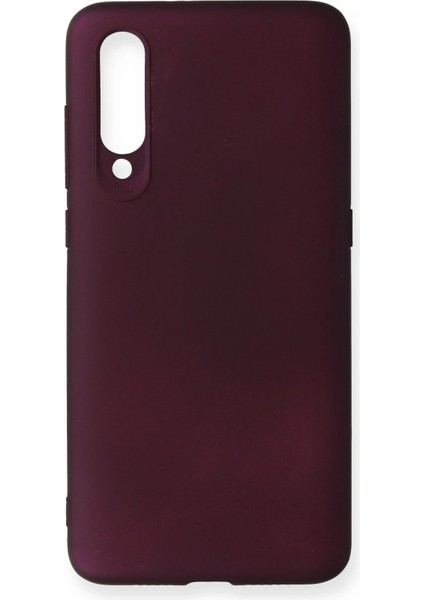 Xiaomi Mi 9 Kılıf First Silikon - Mürdüm Glstd