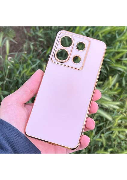 Xiaomi Redmi Note 13 Pro 5g Kılıf Kenar Detaylı Yumuşak Parlak Silikon
