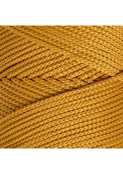 Polyester Soft Macrame Hardal El Örgü ipi - LM061 - 34449