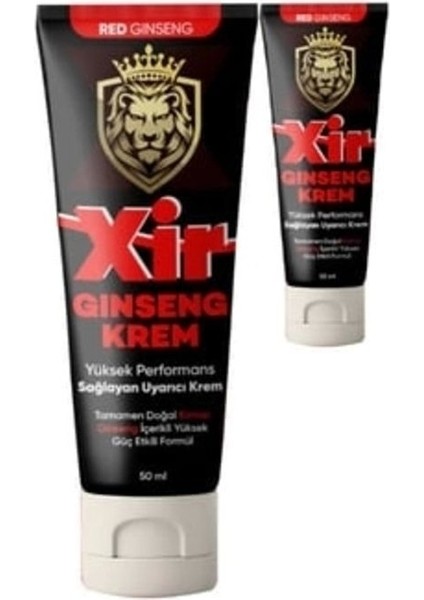 Luxury Xır Gınseng Krem Erkekleri Uyaran Masaj Bakım Kremi 50 ml x 2 Adet 1 Adet