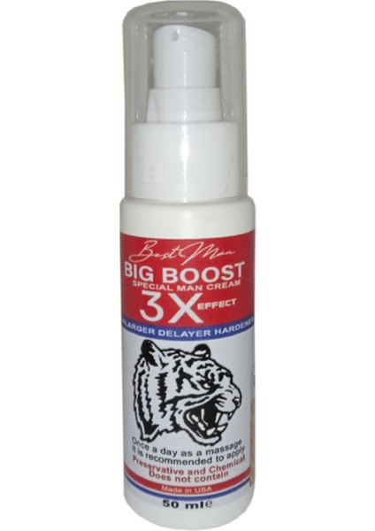 Luxury Bigboost Special For Man Cream Erkekler Icin Boyutlandırıcı Bakım Kremi x 2 Adet 1 Adet