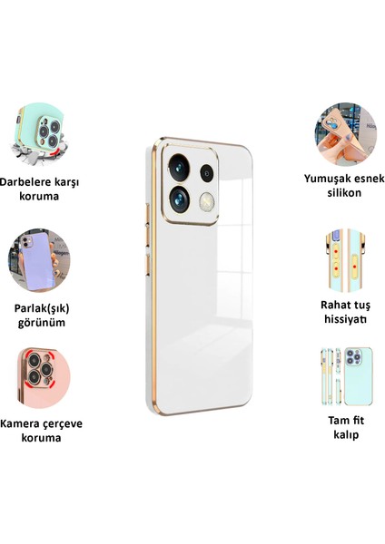 Xiaomi Redmi Note 13 Pro 5g Kılıf Kenar Detaylı Yumuşak Parlak Silikon fiyatları