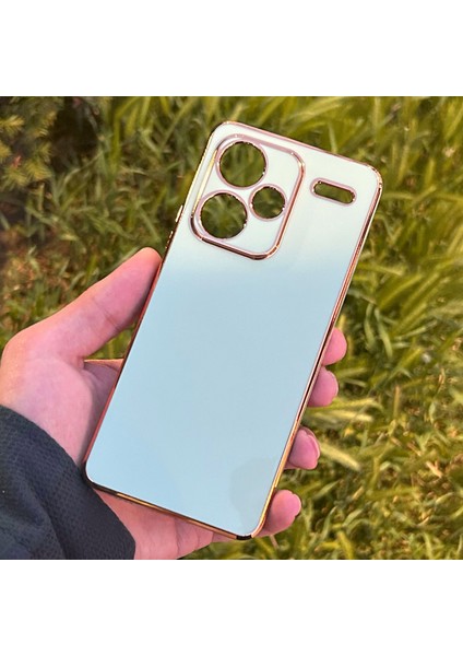 Xiaomi Redmi Note 13 Pro Plus 5g Kılıf Kenar Detaylı Yumuşak Parlak Silikon