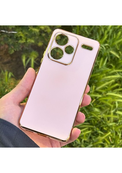 Xiaomi Redmi Note 13 Pro Plus 5g Kılıf Kenar Detaylı Yumuşak Parlak Silikon