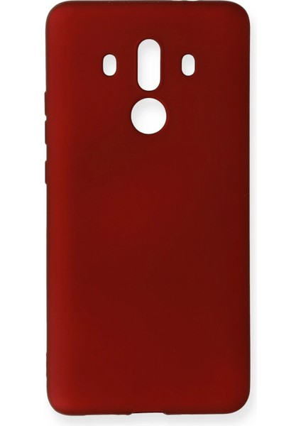 Huawei Mate 10 Pro Kılıf First Silikon - Bordo Glstd
