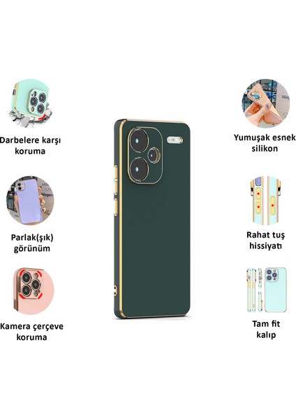Xiaomi Redmi Note 13 Pro Plus 5g Kılıf Kenar Detaylı Yumuşak Parlak Silikon fiyatları