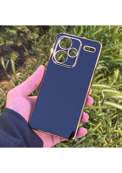Xiaomi Redmi Note 13 Pro Plus 5g Kılıf Kenar Detaylı Yumuşak Parlak Silikon