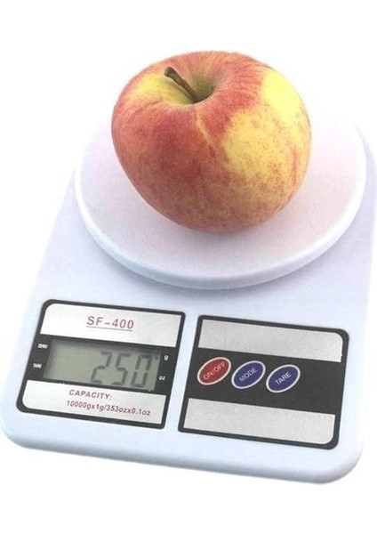 Buffer LCD Ekranlı Dijital Hassas Mutfak Terazisi Tartısı Baskülü