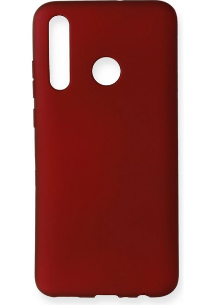 Huawei Honor 20 Lite Kılıf First Silikon - Bordo Glstd