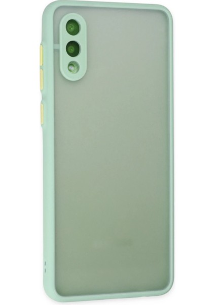 Samsung Galaxy A02 Kılıf Montreal Silikon Kapak - Turkuaz Glstd