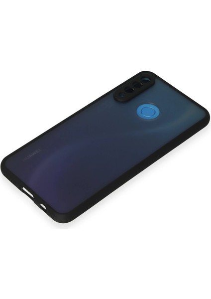 Huawei P30 Lite Kılıf Montreal Silikon Kapak - Siyah Glstd