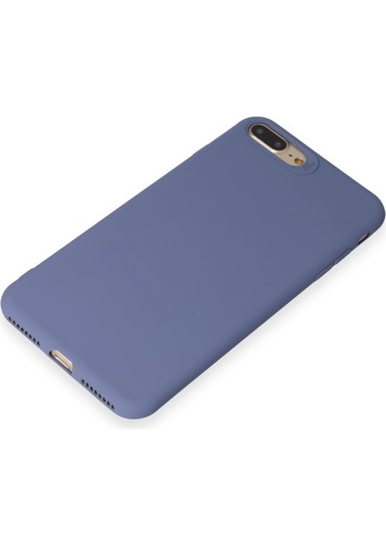 Apple iPhone 7 Plus Kılıf First Silikon - Gri Glstd