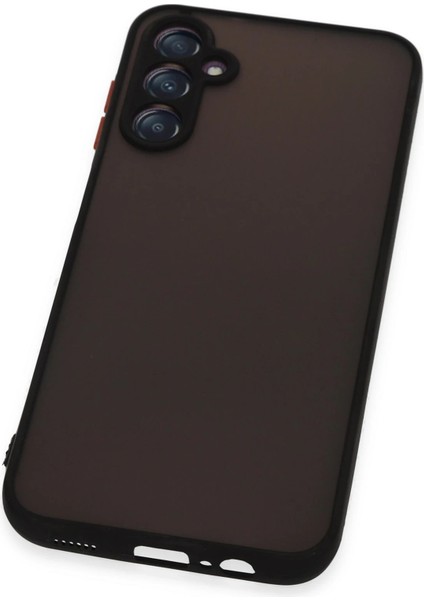 Samsung Galaxy A14 4g Kılıf Montreal Silikon Kapak - Siyah Glstd