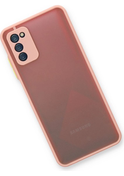 Samsung Galaxy A03S Kılıf Montreal Silikon Kapak - Pembe Glstd