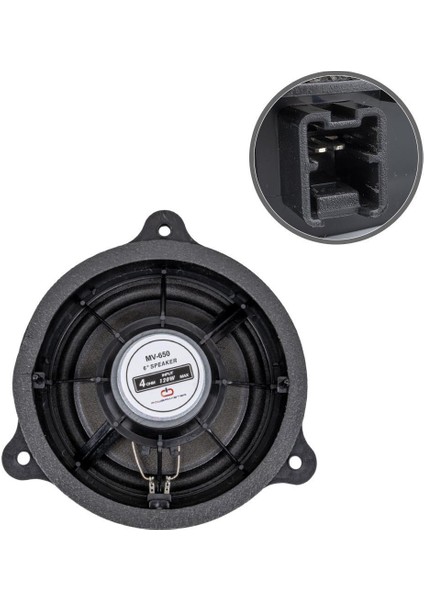 MV-650 6'' 16 cm 4 Ohm Max 120 Watt Üçgen Oto Hoparlör Tekli (Nissan)