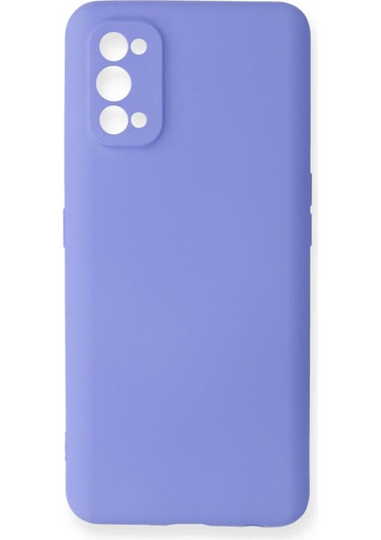 Realme 7 Pro Kılıf First Silikon - Lila Glstd
