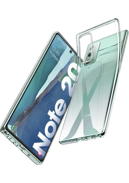 Samsung Galaxy Note 20 Kılıf LüX Şeffaf Silikon Glstd