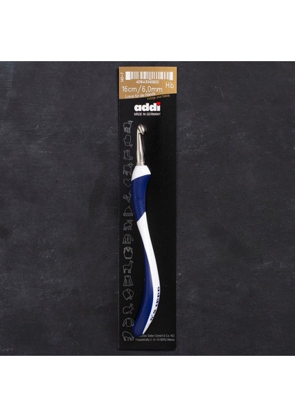 Addi Swing 6mm 16cm Lacivert Ergonomik Yün Tığ - 1