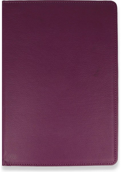Huawei Mediapad T5 10 Kılıf 360 Tablet Deri Kılıf - Mürdüm Glstd