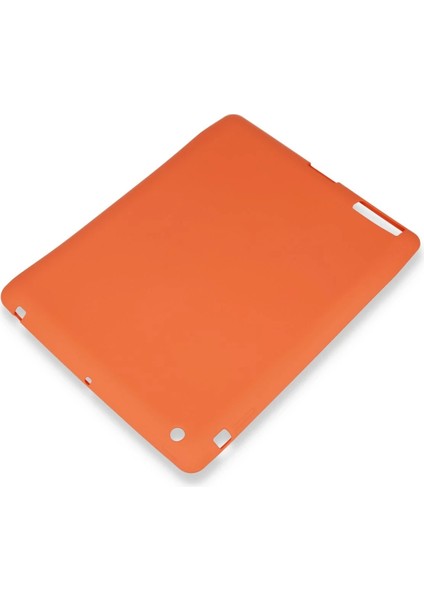 Ipad 4 9.7 Kılıf Evo Tablet Silikon - Turuncu Glstd