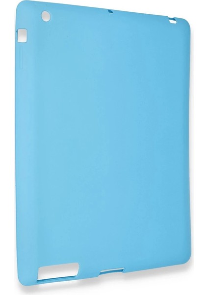 Ipad 4 9.7 Kılıf Evo Tablet Silikon - Mavi Glstd