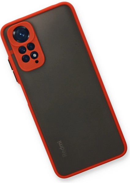 Xiaomi Redmi Note 11 Pro Kılıf Montreal Silikon Kapak - Kırmızı Glstd