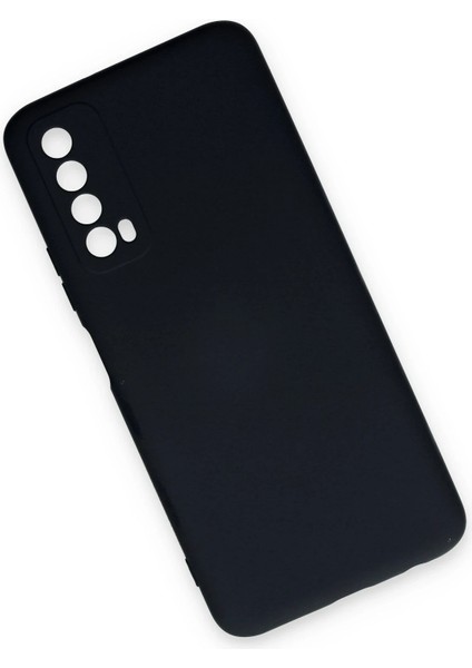 Huawei P Smart 2021 Kılıf Nano Içi Kadife Silikon - Lacivert Glstd