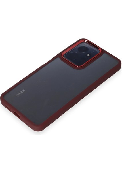 Xiaomi Redmi Note 12 4g Kılıf Dora Kapak - Kırmızı Glstd