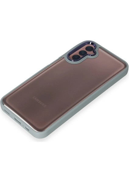 Samsung Galaxy A24 4g Kılıf Dora Kapak - Sierra Blue Glstd