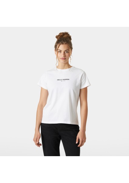 Helly Hansen W Core T-Shırt 2.0 Kadin Beyaz Tshirt HHA.54591-HHA.001