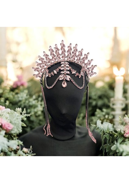 Alınlıklı Taç Büyük Gelin,kına,nişan,söz,after,bride,party Taç