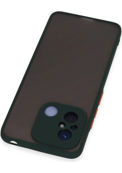 Xiaomi Redmi 12C Kılıf Montreal Silikon Kapak - Yeşil Glstd