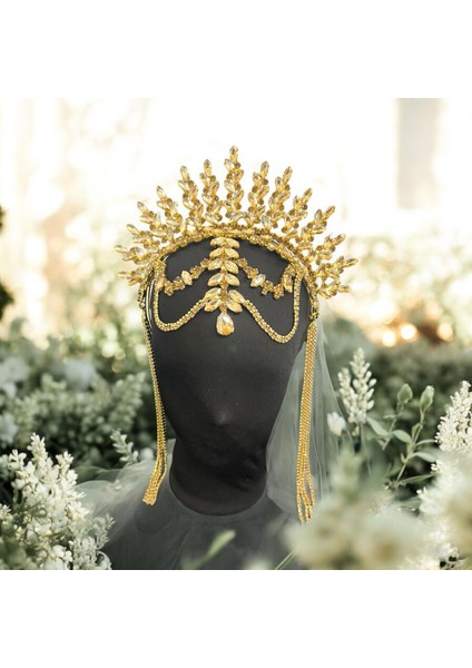 Alınlıklı Taç Büyük Gelin,kına,nişan,söz,after,bride,party Taç