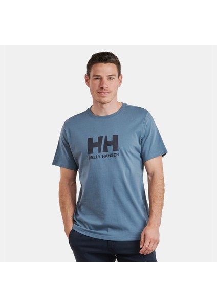 Helly Hansen Hh Logo T-Shırt 3.0 Erkek Lacivert Tshirt HHA.54596-HHA.601