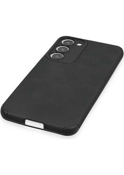 Samsung Galaxy S23 Kılıf Loop Deri Silikon - Siyah Glstd