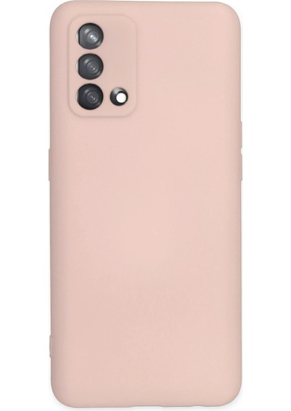 A74 4g Kılıf Nano Içi Kadife Silikon - Pudra Glstd