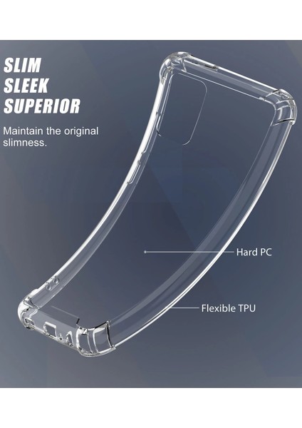 Samsung Galaxy A02S Kılıf OleX Tpu Silikon Glstd