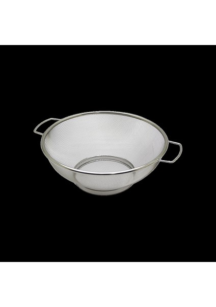 24CM Metal Kulplu Çelik Ince Tel Sepet Süzgeç (4172)
