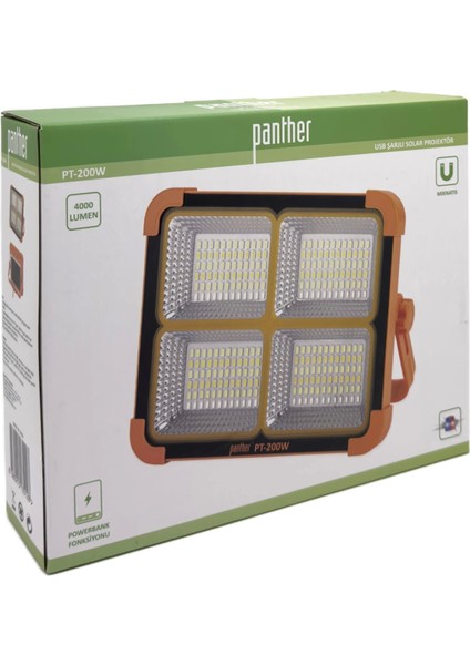 Panther PT-200W USB Şarjlı Solar Projektör modelleri