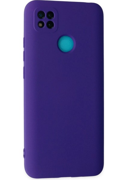Xiaomi Redmi 9c Kılıf Nano Içi Kadife Silikon - Mor Glstd