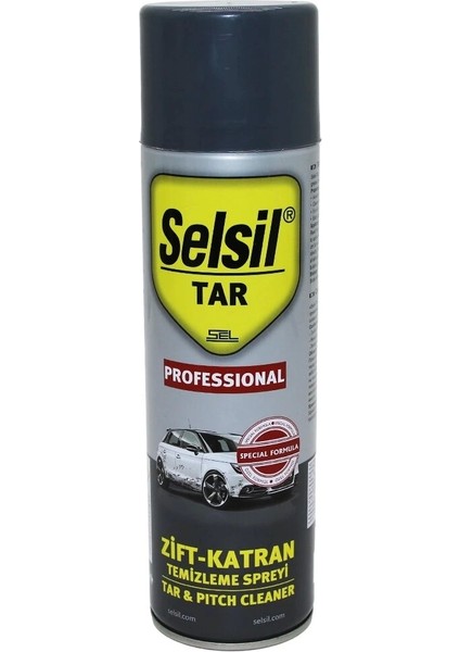 Selsil Tar Zift - Katran Temizleme Sprey 500ML Kir - Yağ (5047)