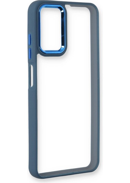 Samsung Galaxy A03S Kılıf Dora Kapak - Mavi Glstd
