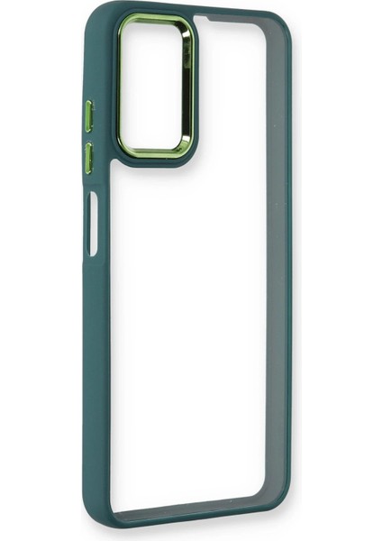 Samsung Galaxy A03S Kılıf Dora Kapak - Haki Yeşil Glstd