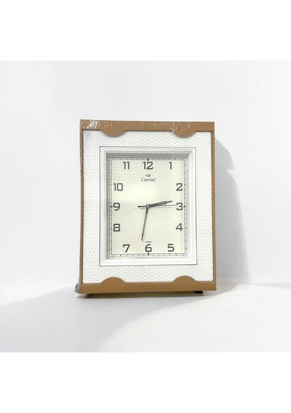 Duvar Saati Modeli Beyaz Kare 27X27CM Kargo Modern Tasarım